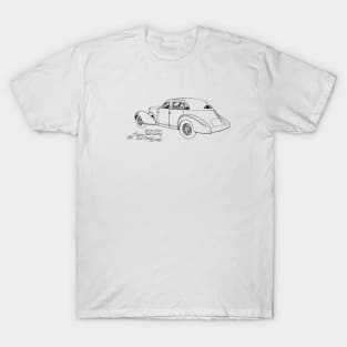 Car Vintage Patent Drawing T-Shirt